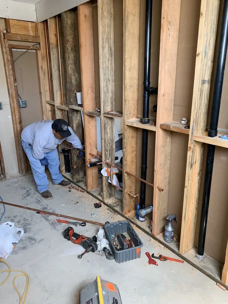 Commercial rough-in plumbing for Gas Line Repair in Chandlers Landing
